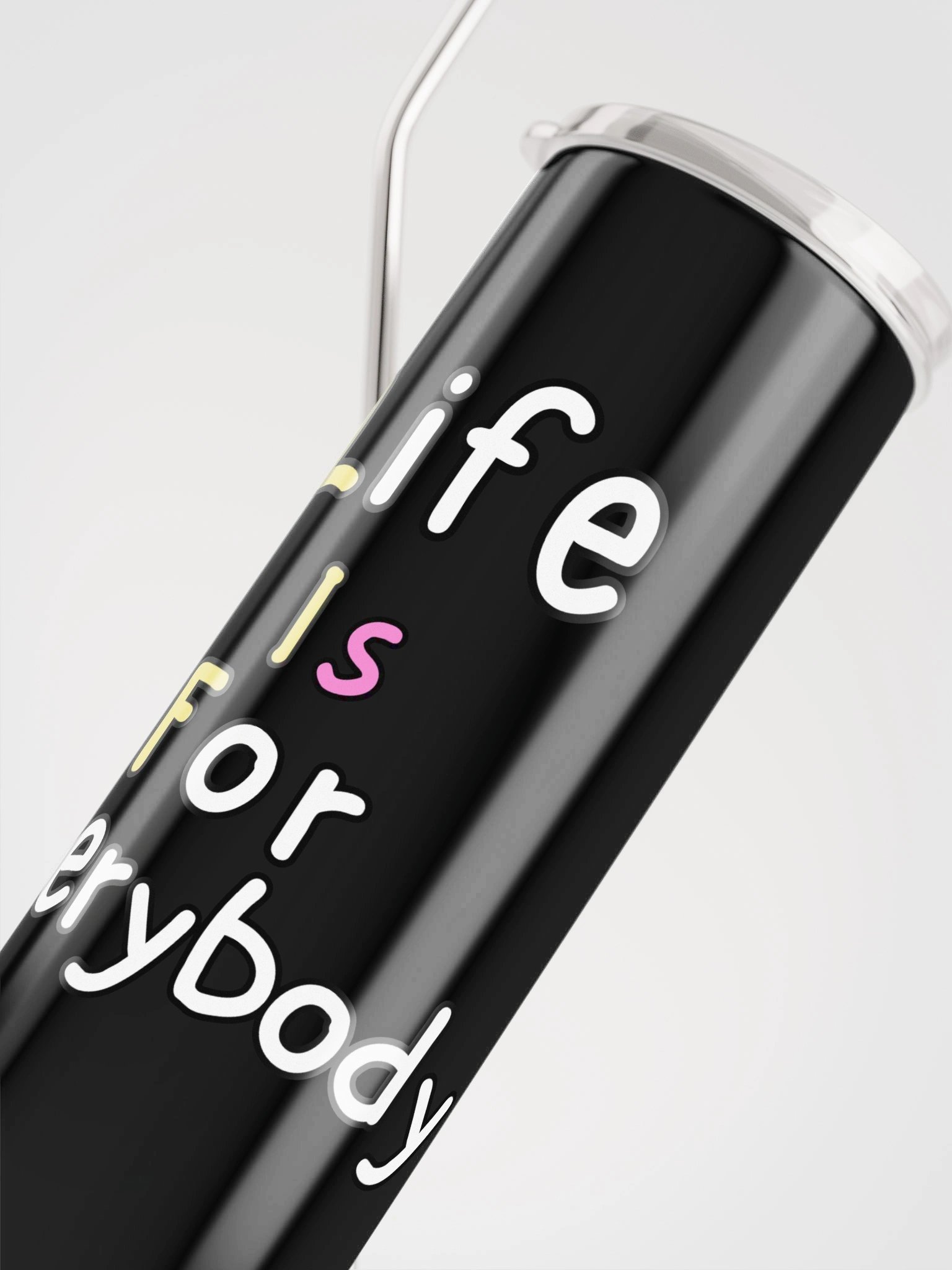 Playful Words Stainless Steel Tumbler product image (4)