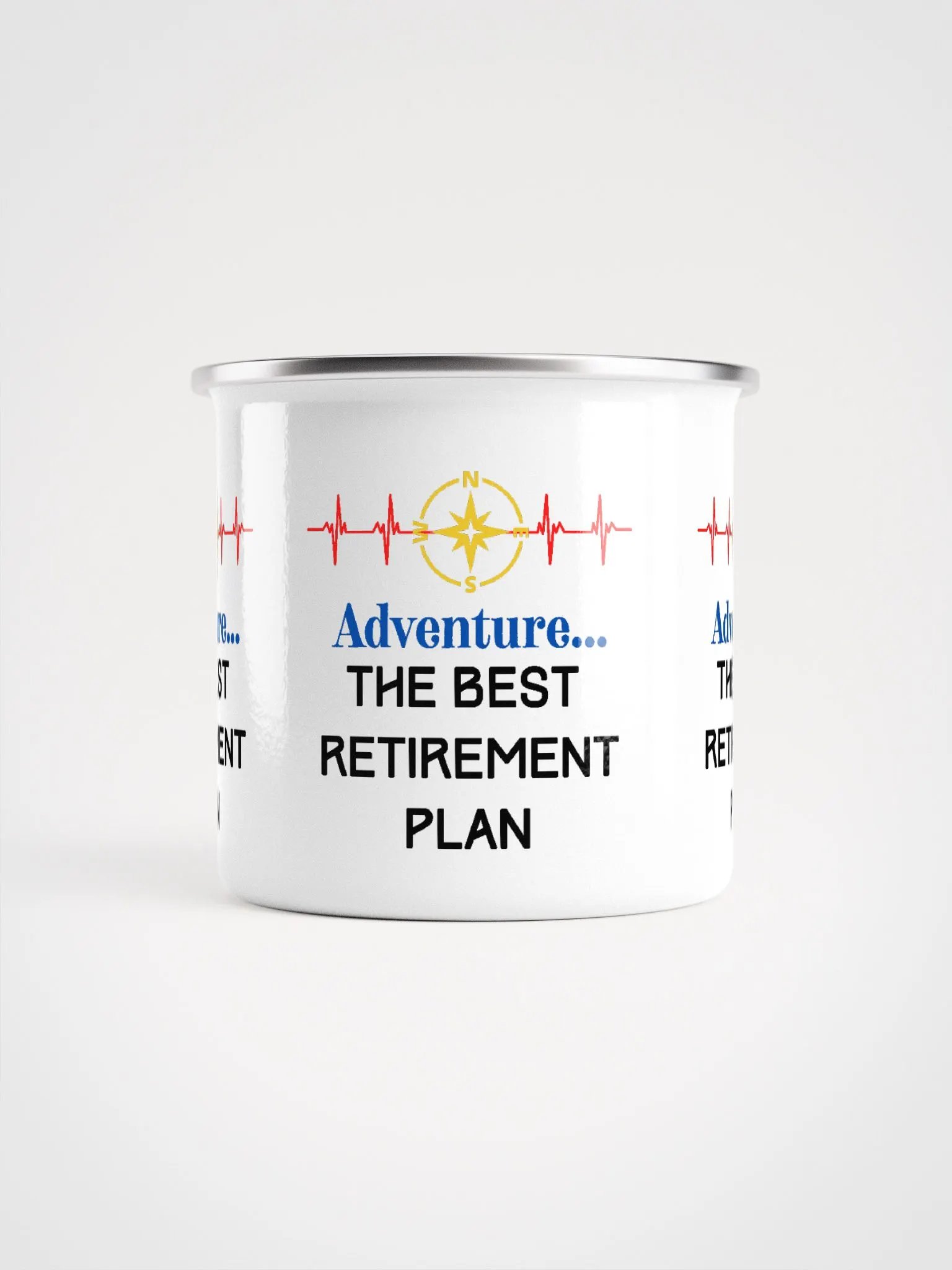 Retirement Adventure Enamel Mug product image (4)