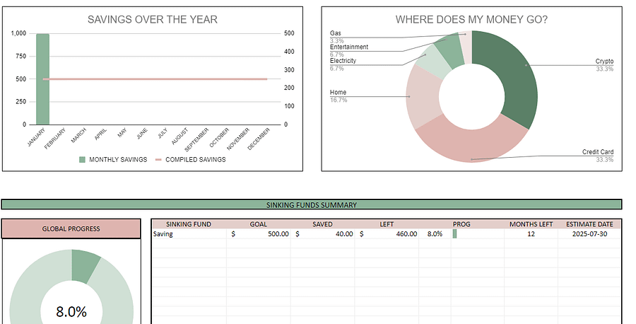 Budget, Debt Payoff and Net Worth Tracker product image (8)