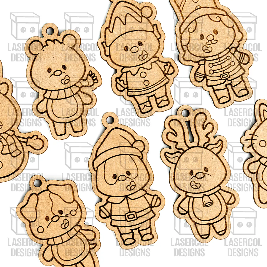 Christmas Ornaments - Laser Cut Files product image (3)