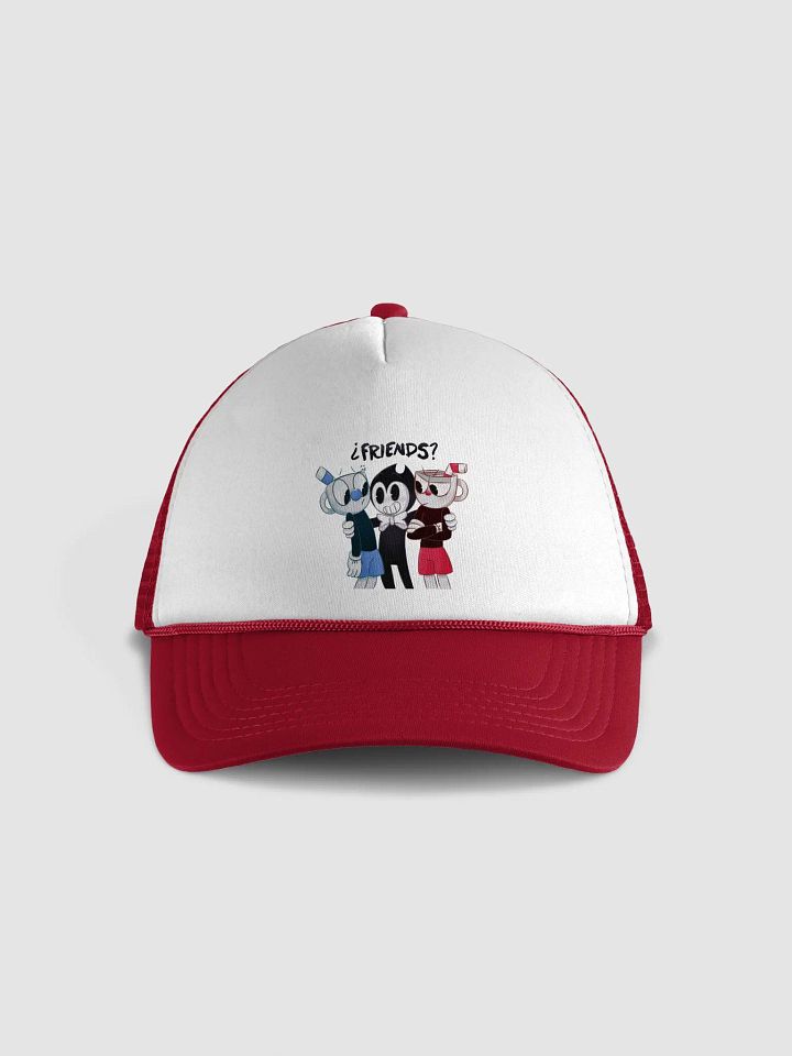 Red/White Gamer Cap: Cuphead and Bendy product image (1)