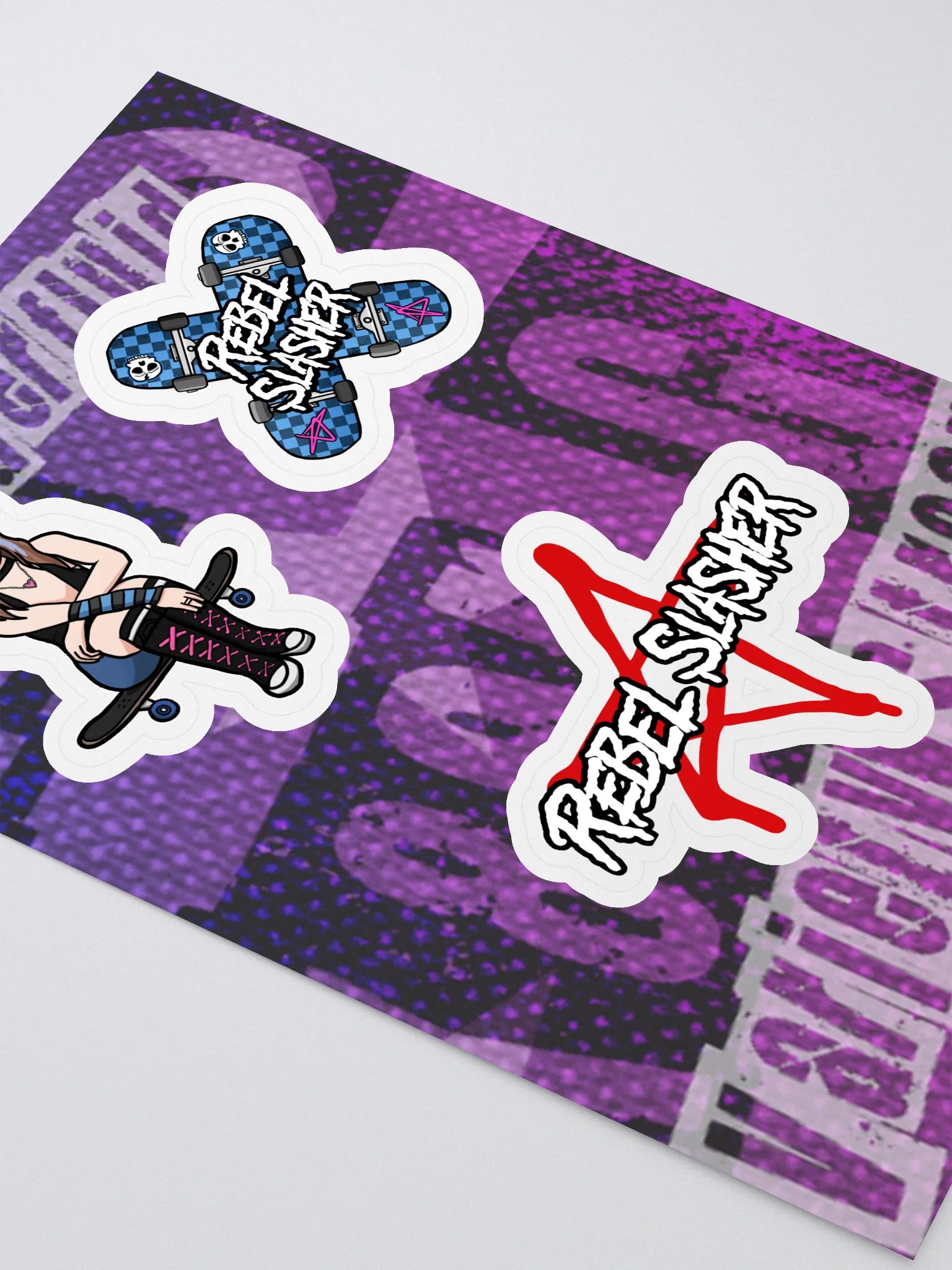 Rebel Slasher Sticker Sheet product image (2)