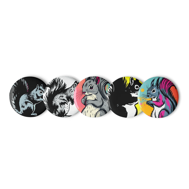 Squirrel Chic Pin Button Set product image (1)