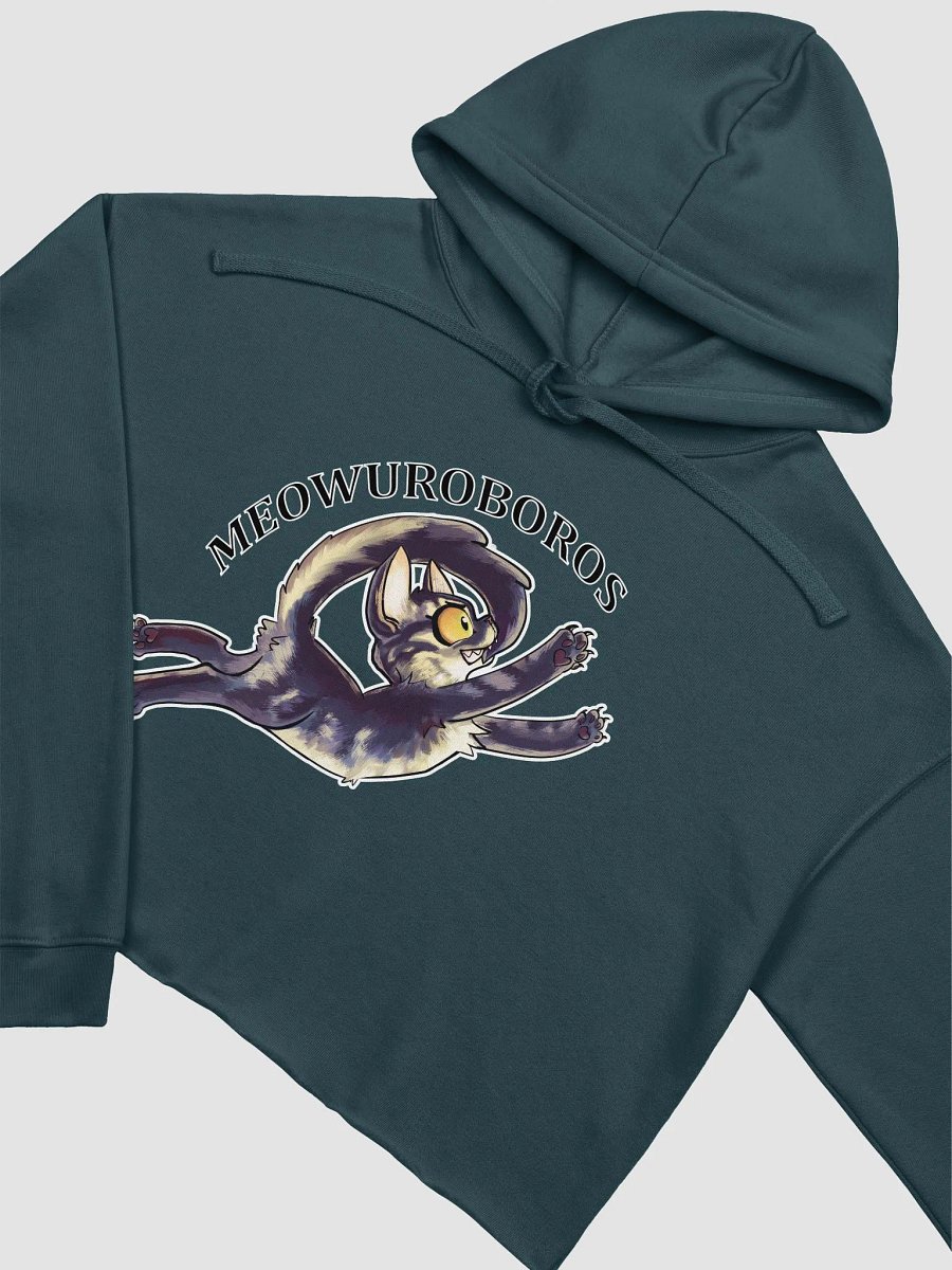 Meowuroboros - Fleece Crop Hoodie product image (3)