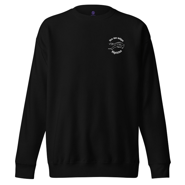 Ehre dem Vögelchen - Sweatshirt mit weißem Design product image (1)