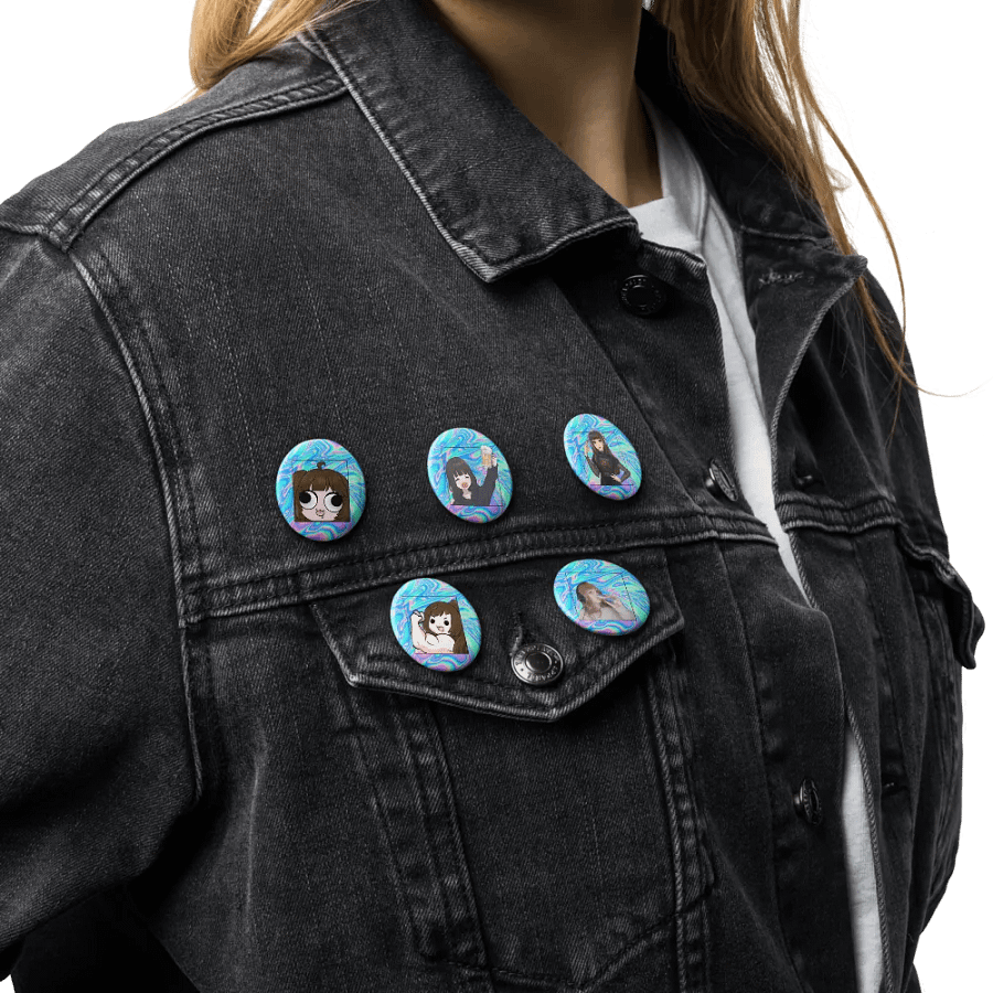Vaporwave Button Set product image (17)
