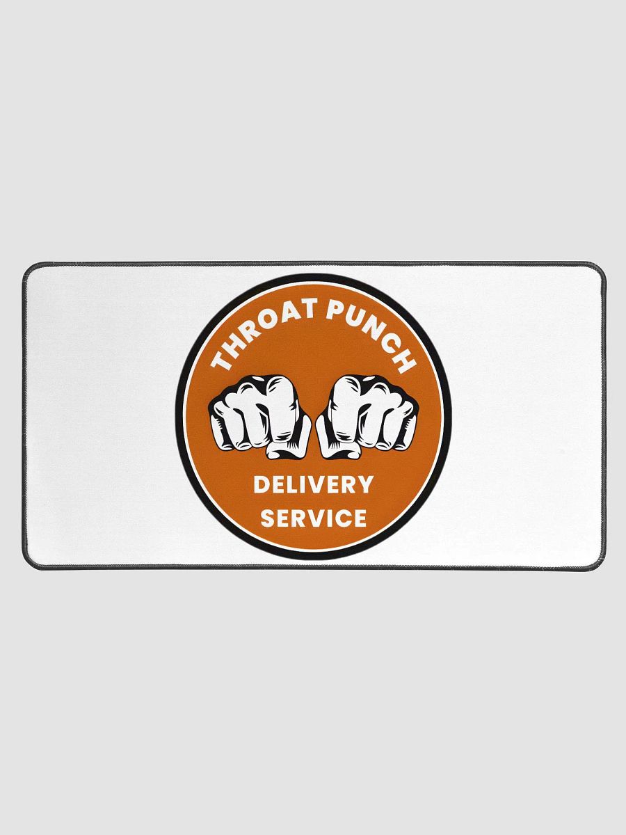 Throat Punch Delivery Service Desk Mat product image (1)
