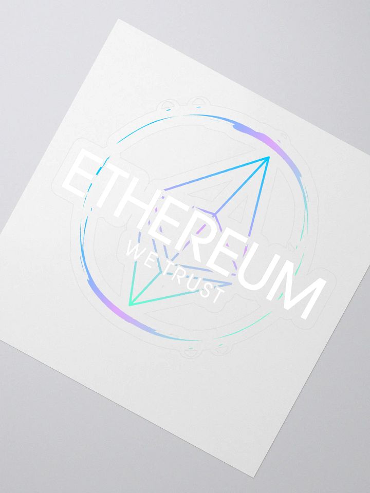 Ethereum Logo Kiss Cut Stickers product image (2)