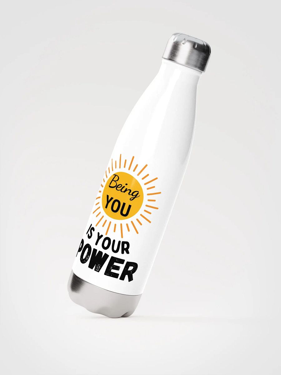 'Being You is Your Power' Steel Water Bottle product image (2)
