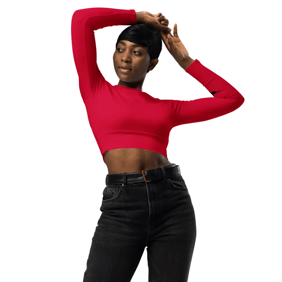 Red Scorpio Recycled Crop Top product image (3)