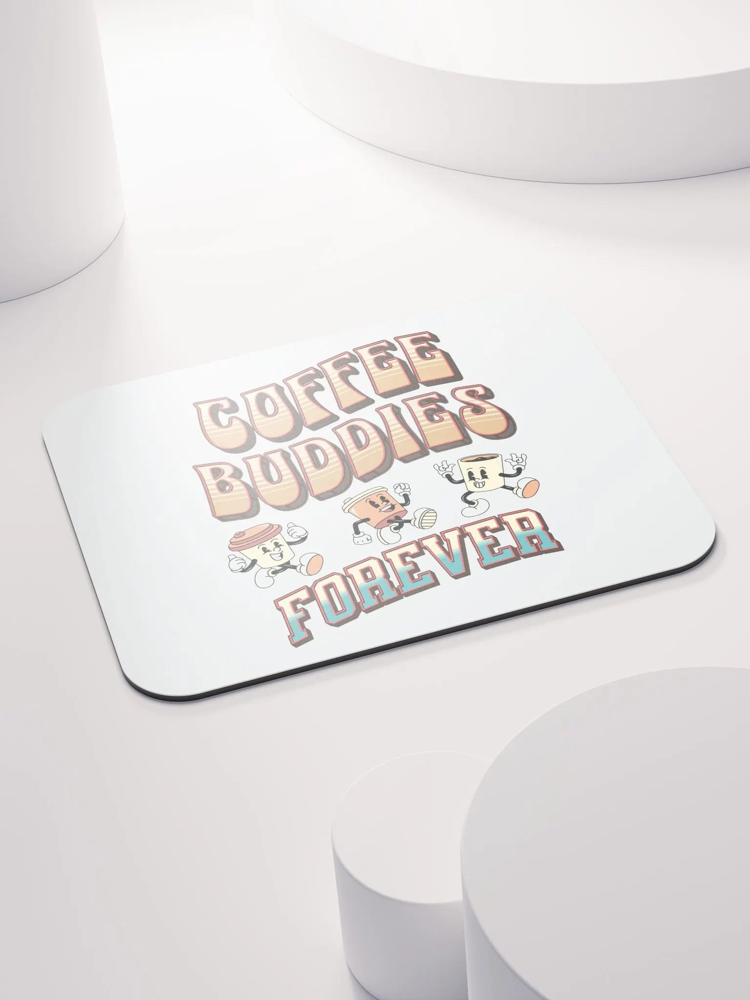 Coffee Buddies Forever Mouse Pad product image (4)