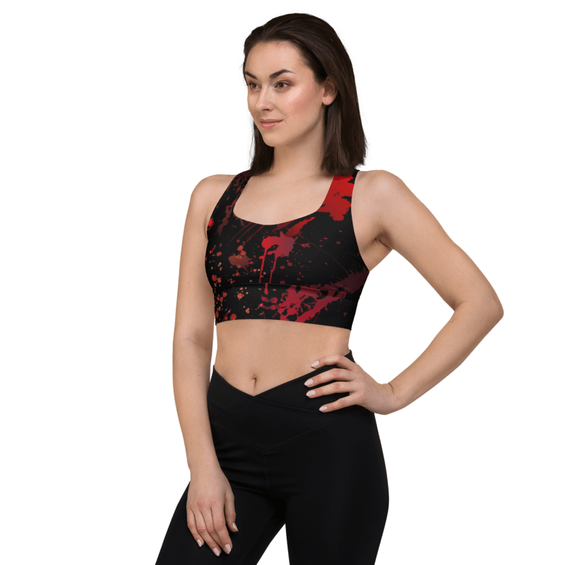 Rogue Splatter Claw Longline Sports Bra product image (2)