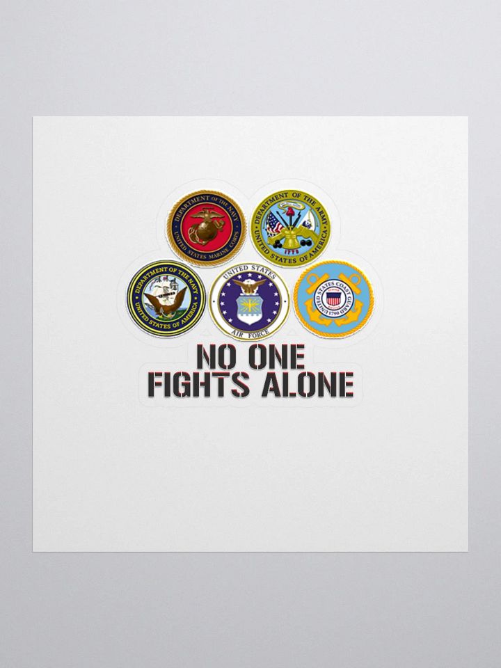No One Fights Alone - Stickers product image (2)