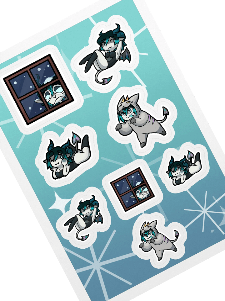 Blue Pren Sticker Sheet product image (1)