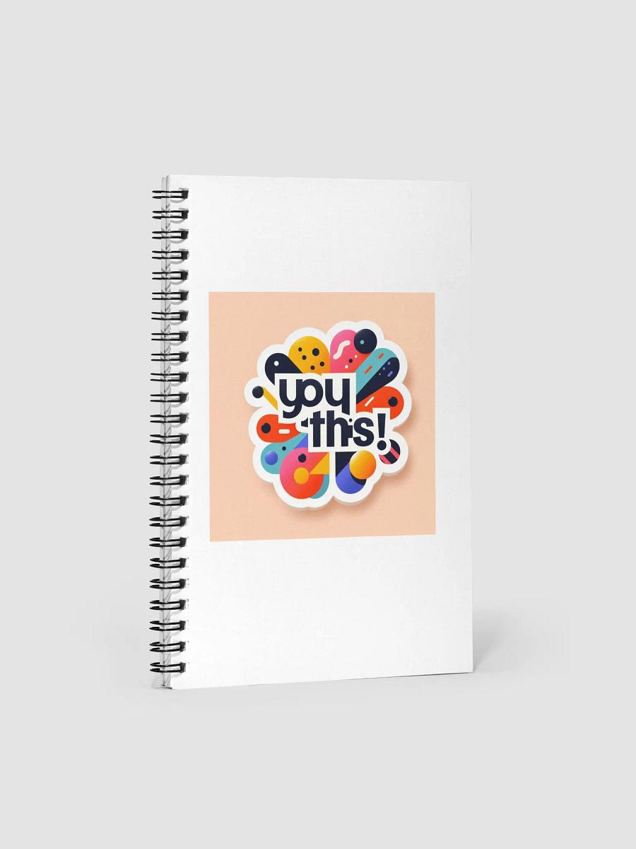 Playful Shapes Spiral Notebook product image (1)