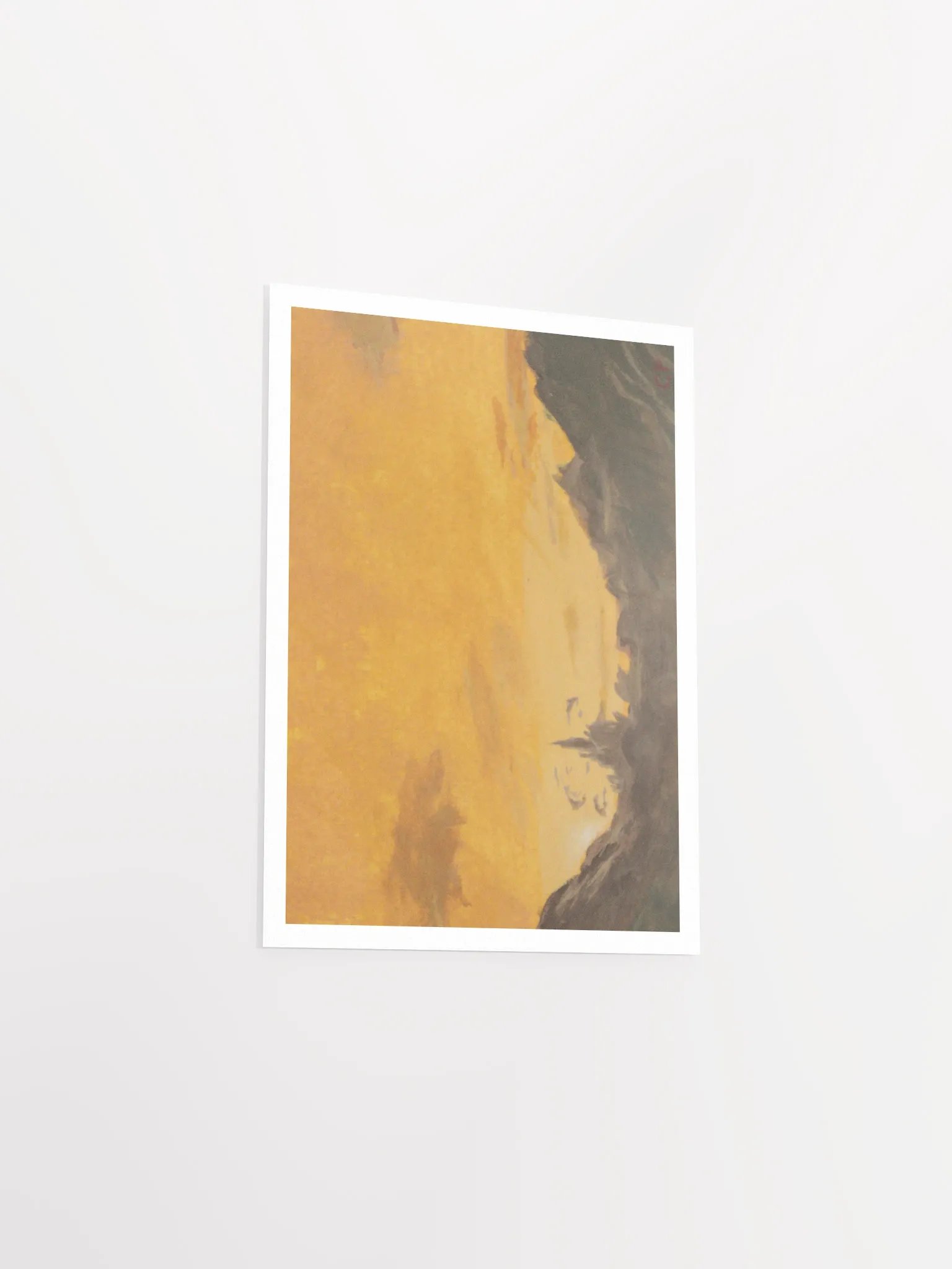 Fiery Sunset Castle - Art Print product image (4)