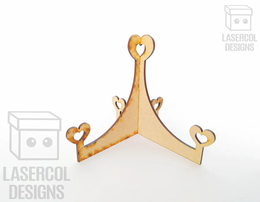 Easel Plate Stand Set 3 - Laser Cut Files product image (4)