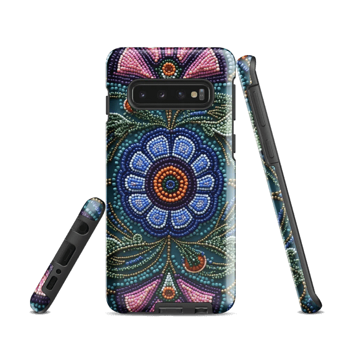 Faux-Beaded Floral Samsung® Tough Case product image (1)