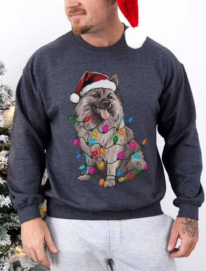 Funny Keeshond Christmas Sweatshirt product image (1)