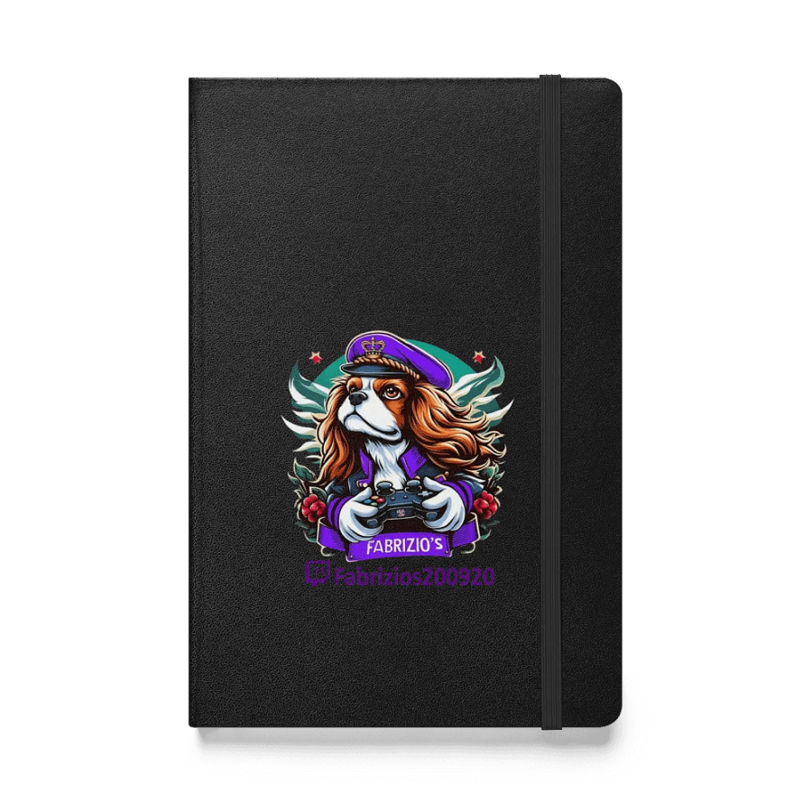 Royal Gamer Dog Hardcover Notebook product image (1)