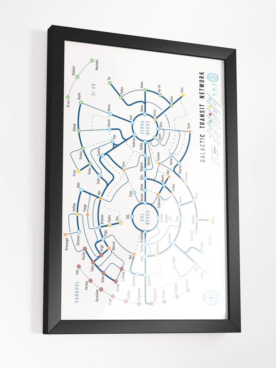 Galactic Transit Map product image (3)