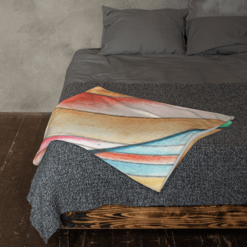 Circles to Circles #5 - Stereographic Projection Mathematical Art Blanket product image (4)