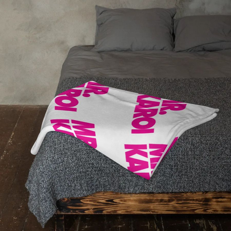 Mr. Karoi Logo Throw Blanket product image (11)