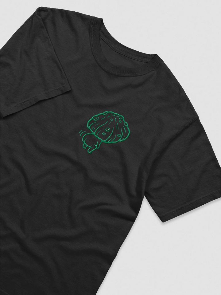 Dance Mush Green Embroidered Tee product image (1)