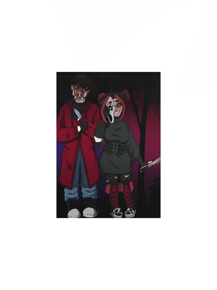 Halloween: GhostieFace and Pigjima Poster product image (4)