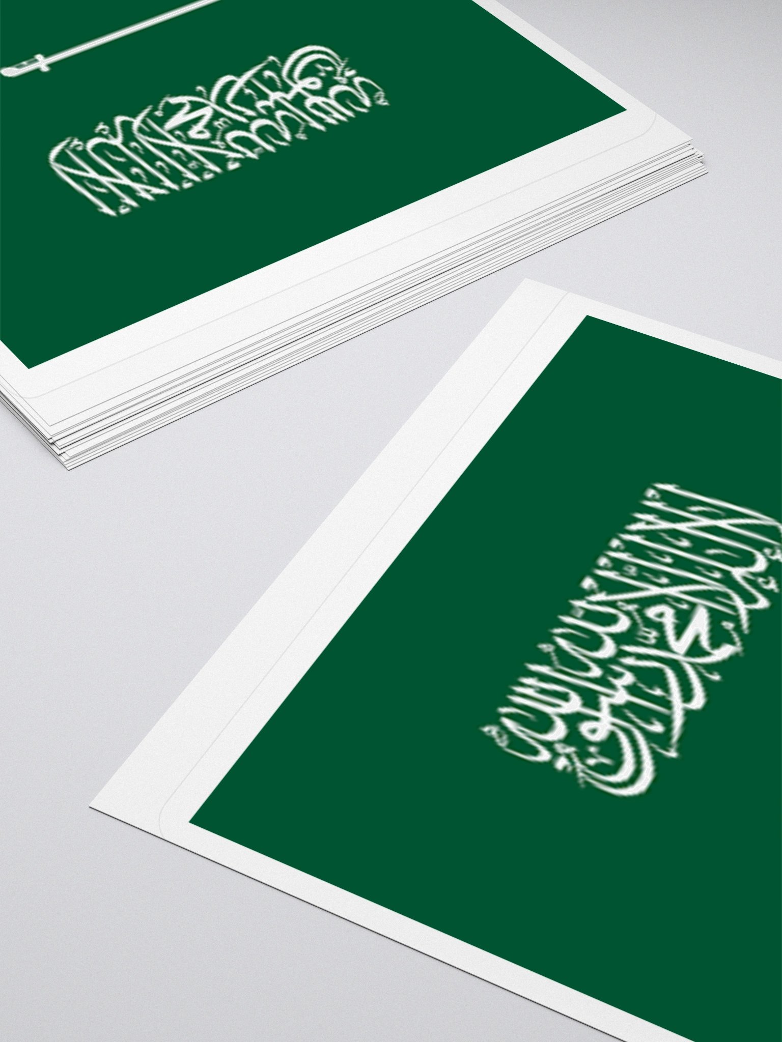 Saudi Arabia Flag Sticker - Durable Vinyl for Indoor Use - Multiple Sizes Available product image (10)