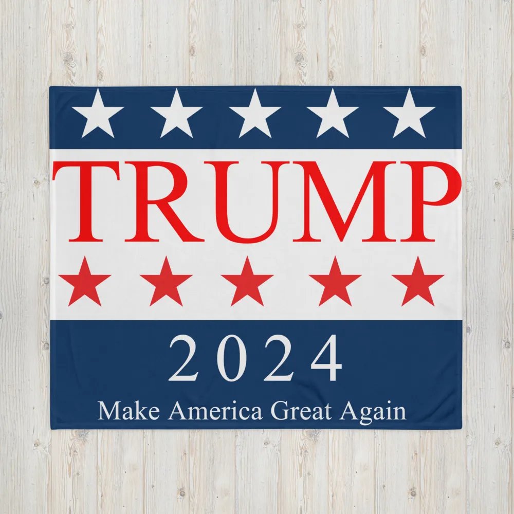 Trump 2024 Throw Blanket product image (16)