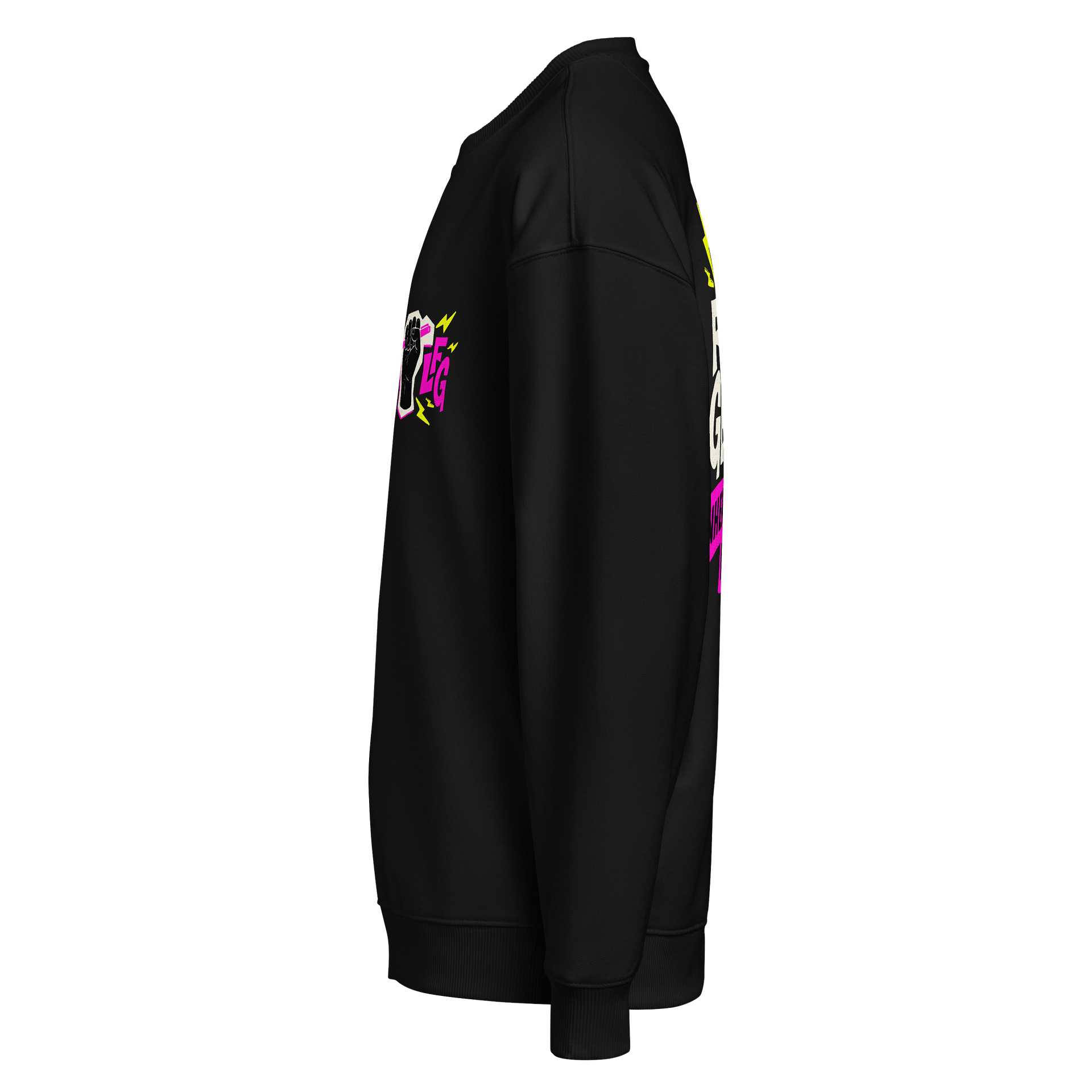 GOTS Certified (Global Organic Textile Standard) Crewneck: Dark Mode product image (4)