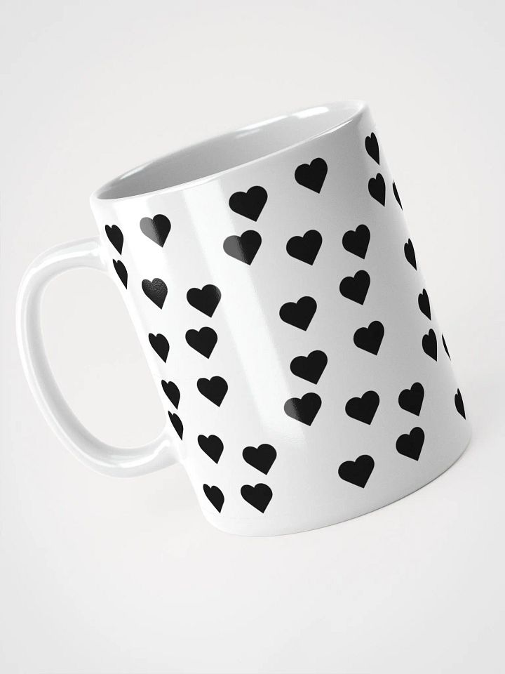 Heartfelt Grid White Glossy Mug product image (7)