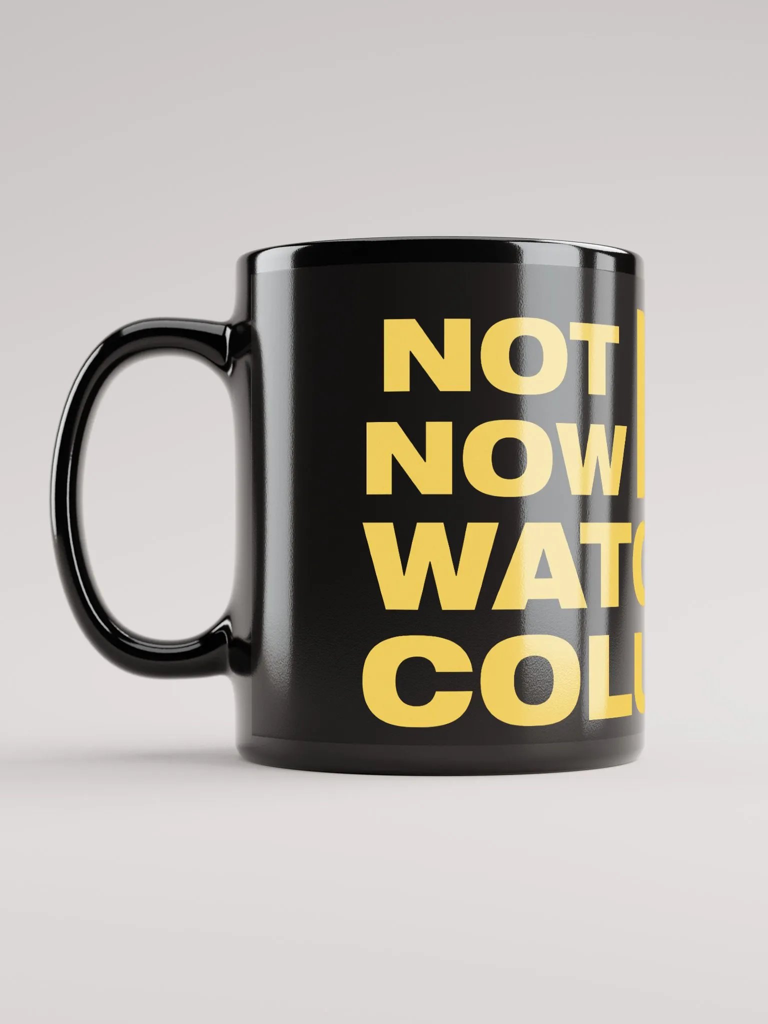 Not Now! Black Ceramic Mug product image (6)