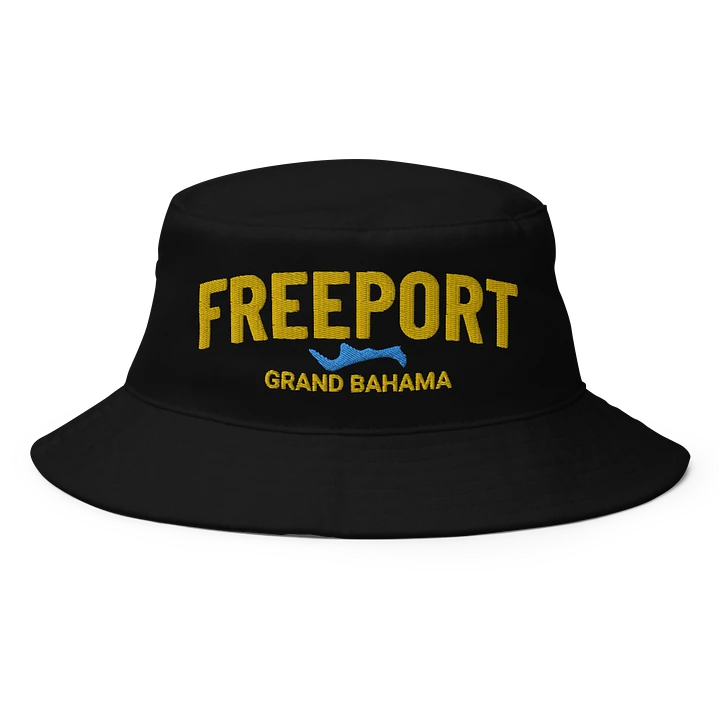 Freeport Grand Bahama Bahamas Hat : Island Bucket Hat Embroidered product image (1)