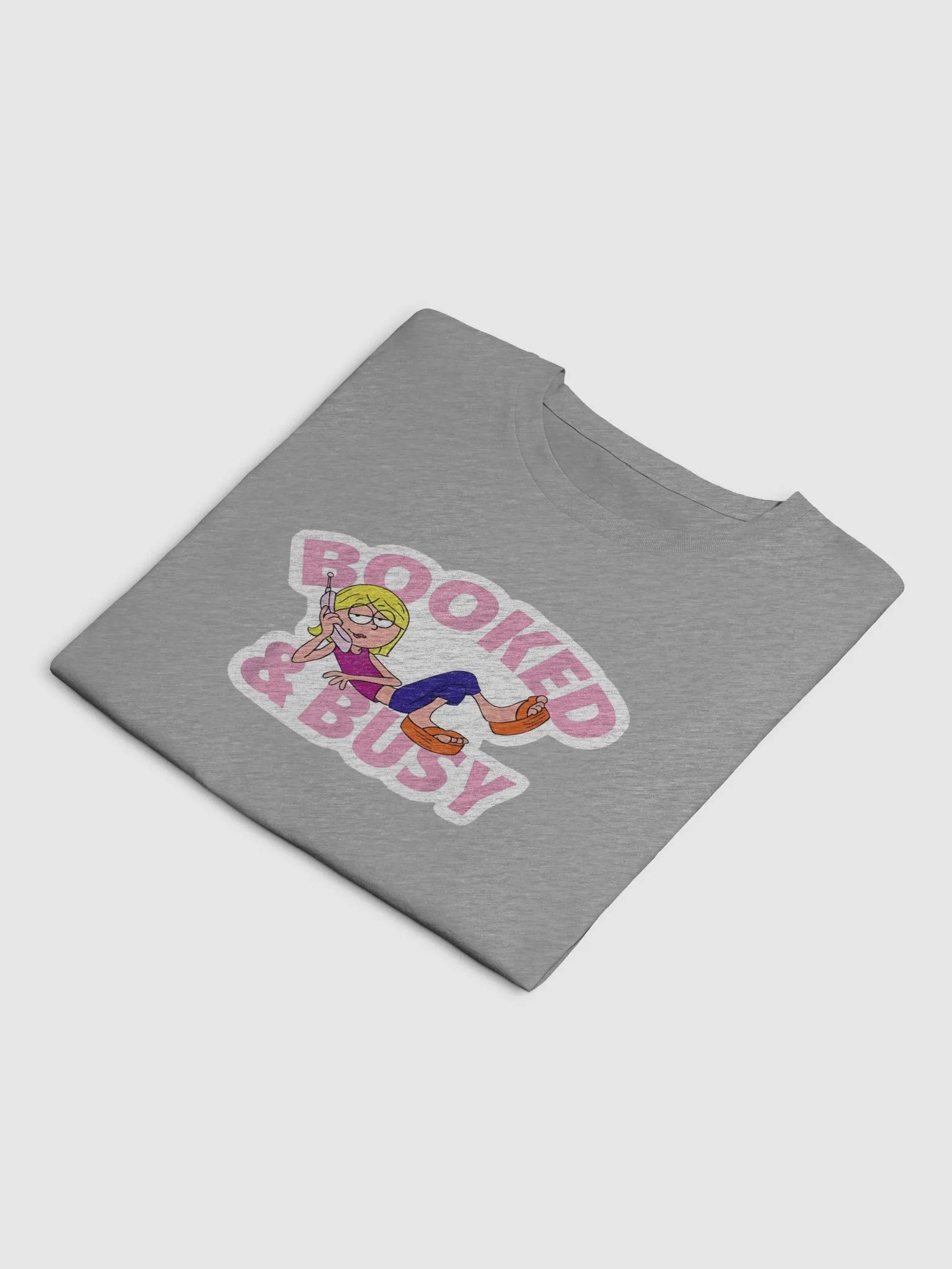 Booked & Busy Premium Crop Top product image (32)