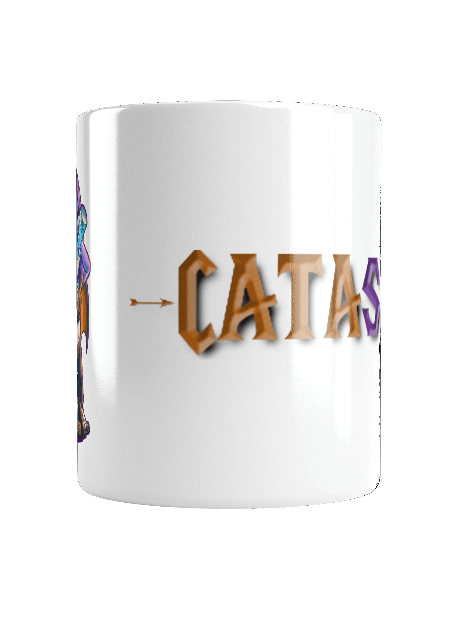 Dracthyr Monsta Addict White Glossy Mug product image (16)