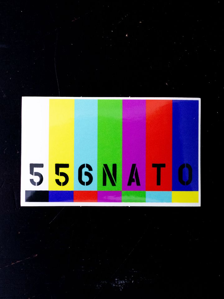5.56 NATO Color Bars Sticker product image (1)