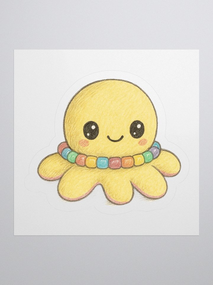 Scylla Doodle Kiss Cut Stickers product image (2)