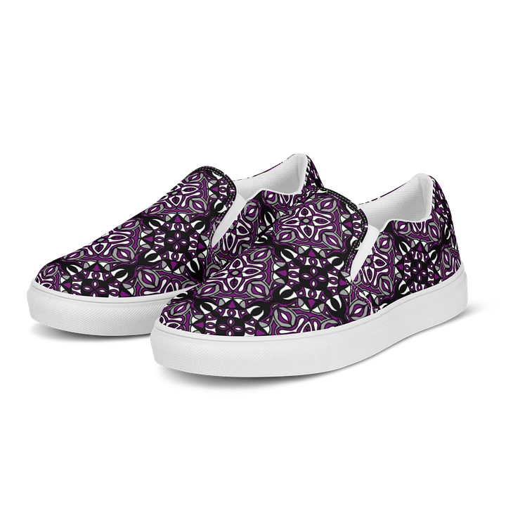 Mens Slip On Canvas - Asexual Abstract product image (2)