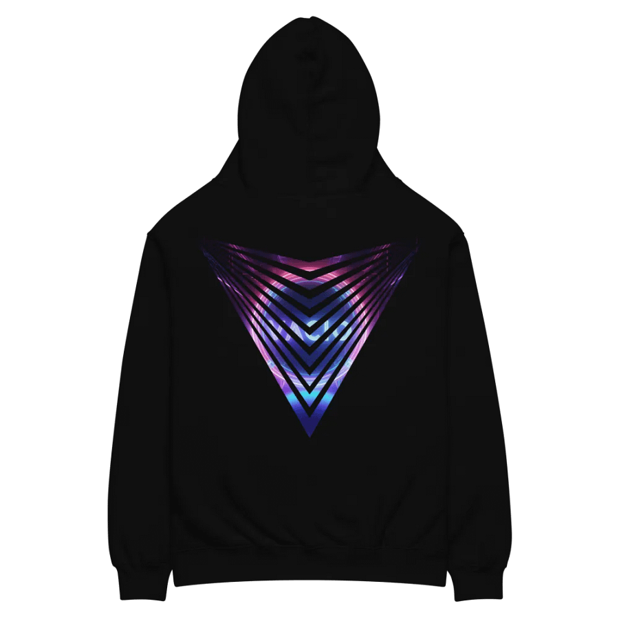 VACIO Neon Circle Logo Premium Relaxed Fit Hoodie product image (8)