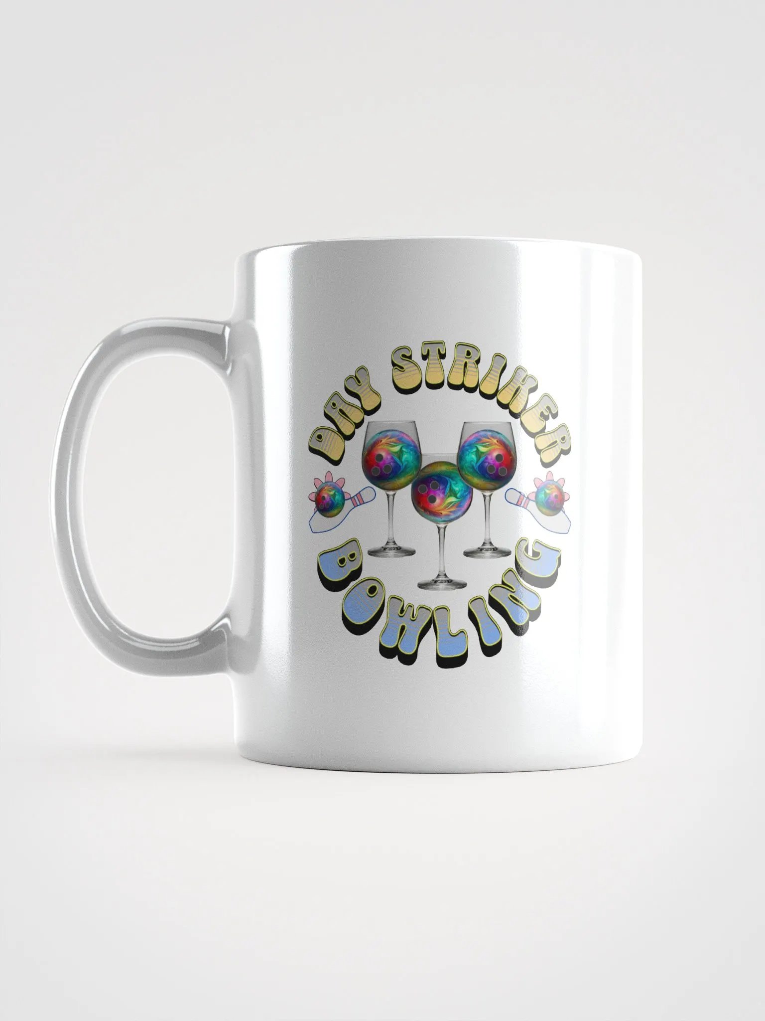 Day Striker Bowling Wine Mug product image (1)
