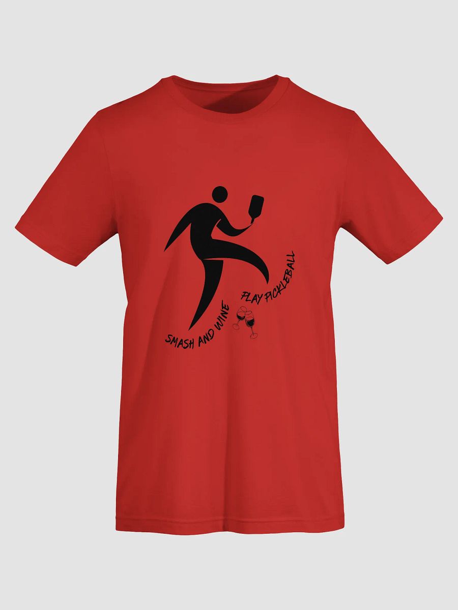 Smash and Wine Pickleball Ultrasoft T-Shirt product image (5)