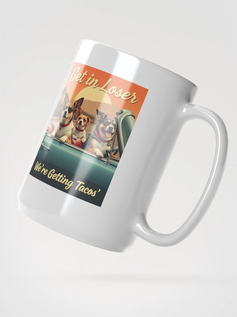 Dogs Road Trip White Glossy Mug product image (3)