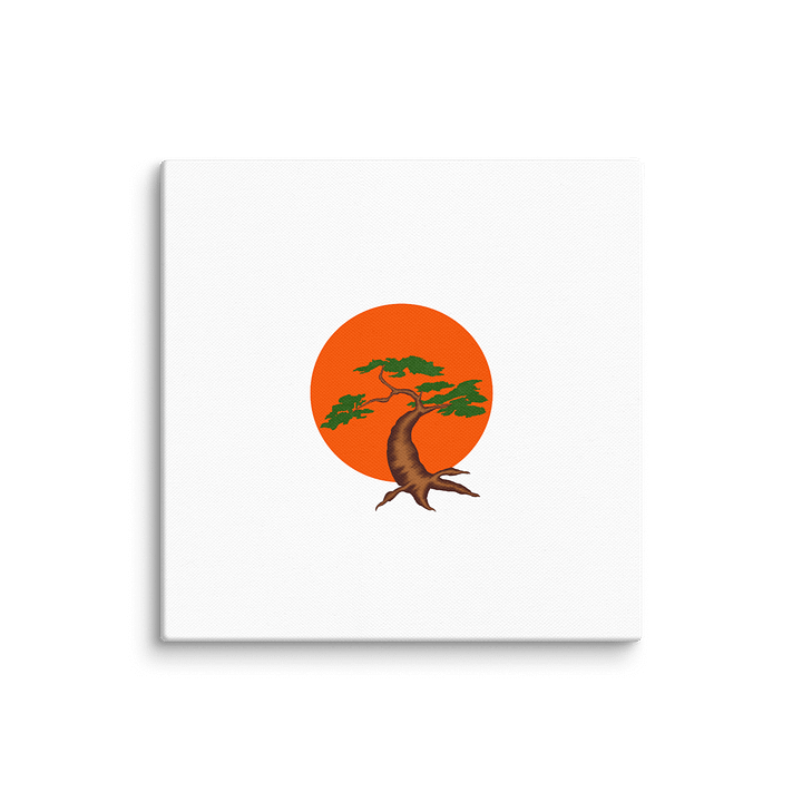 Bonsai Tree Sunset Serenity Canvas product image (16)