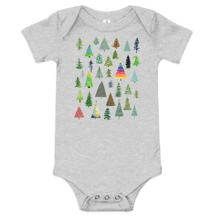 Christmas Tree Collage Baby Bodysuit product image (3)