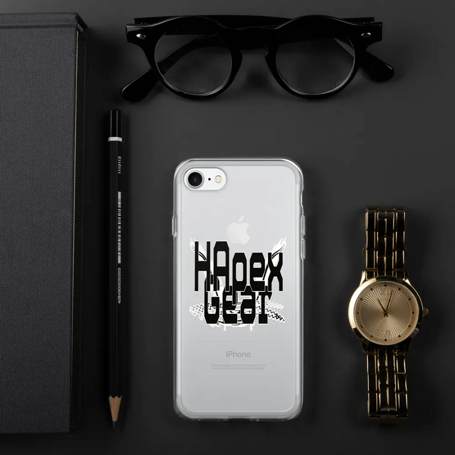 Black HApex Gear Black Logo - Clear - Case for iPhone® product image (3)