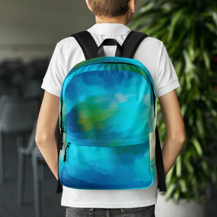 Watercolour effect All over print Backpack product image (1)