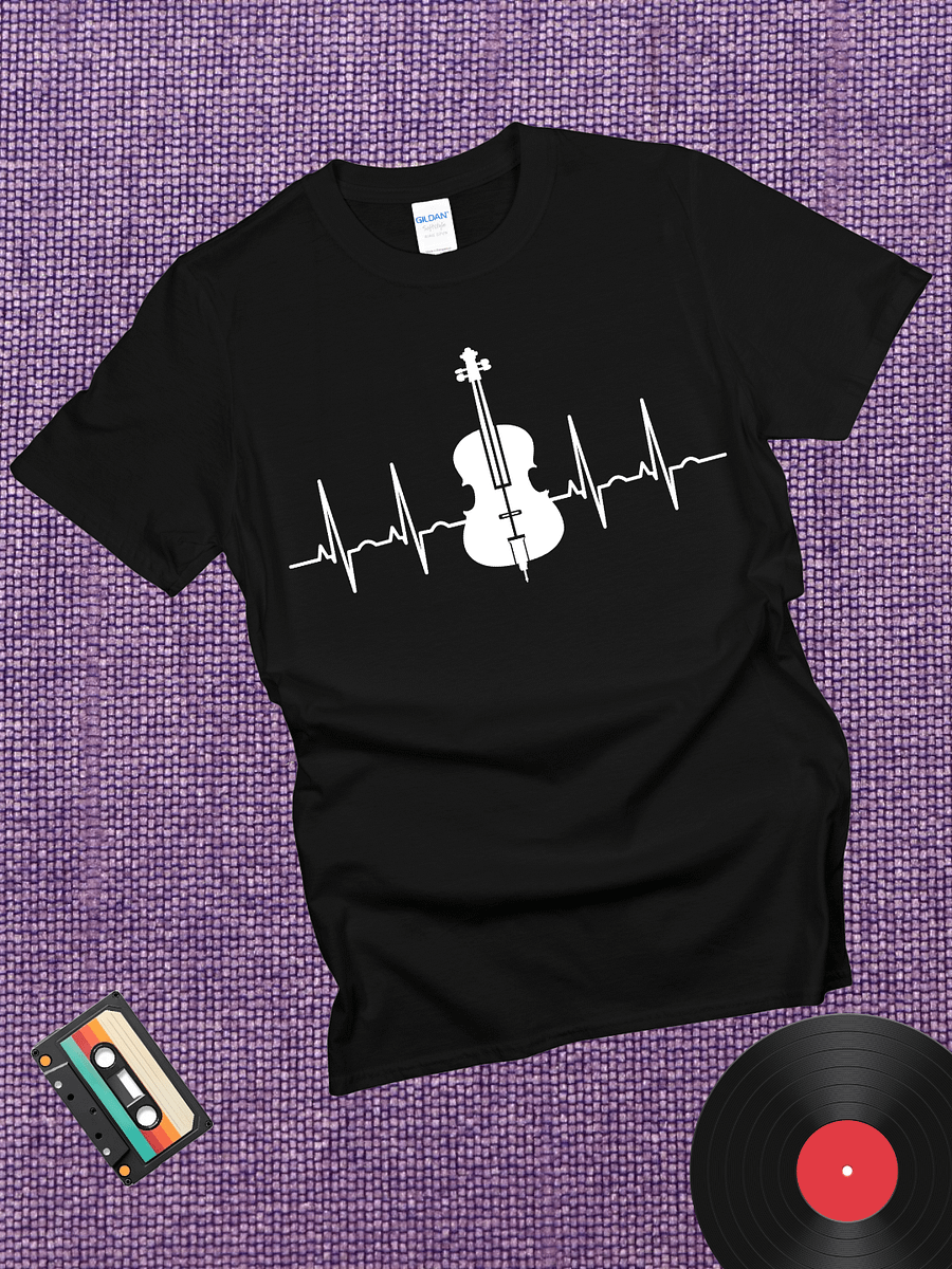 Cello Player Heartbeat T-Shirt product image (1)