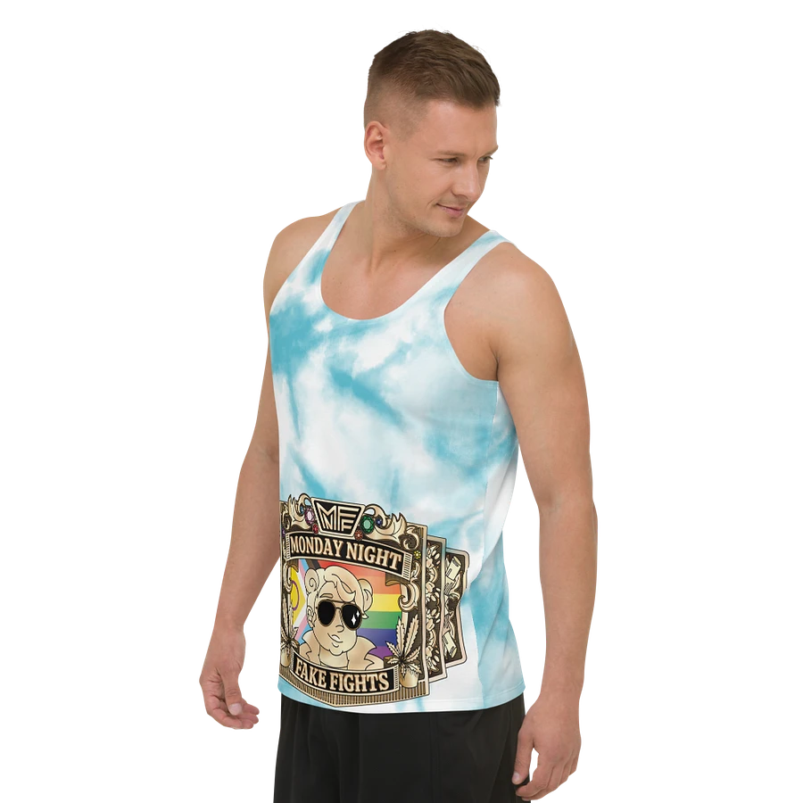 MNFF Championship belt Blue Tie Dye 